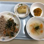 7月19日　給食：世界の料理　韓国