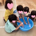 氷遊び(2.4.5歳児)